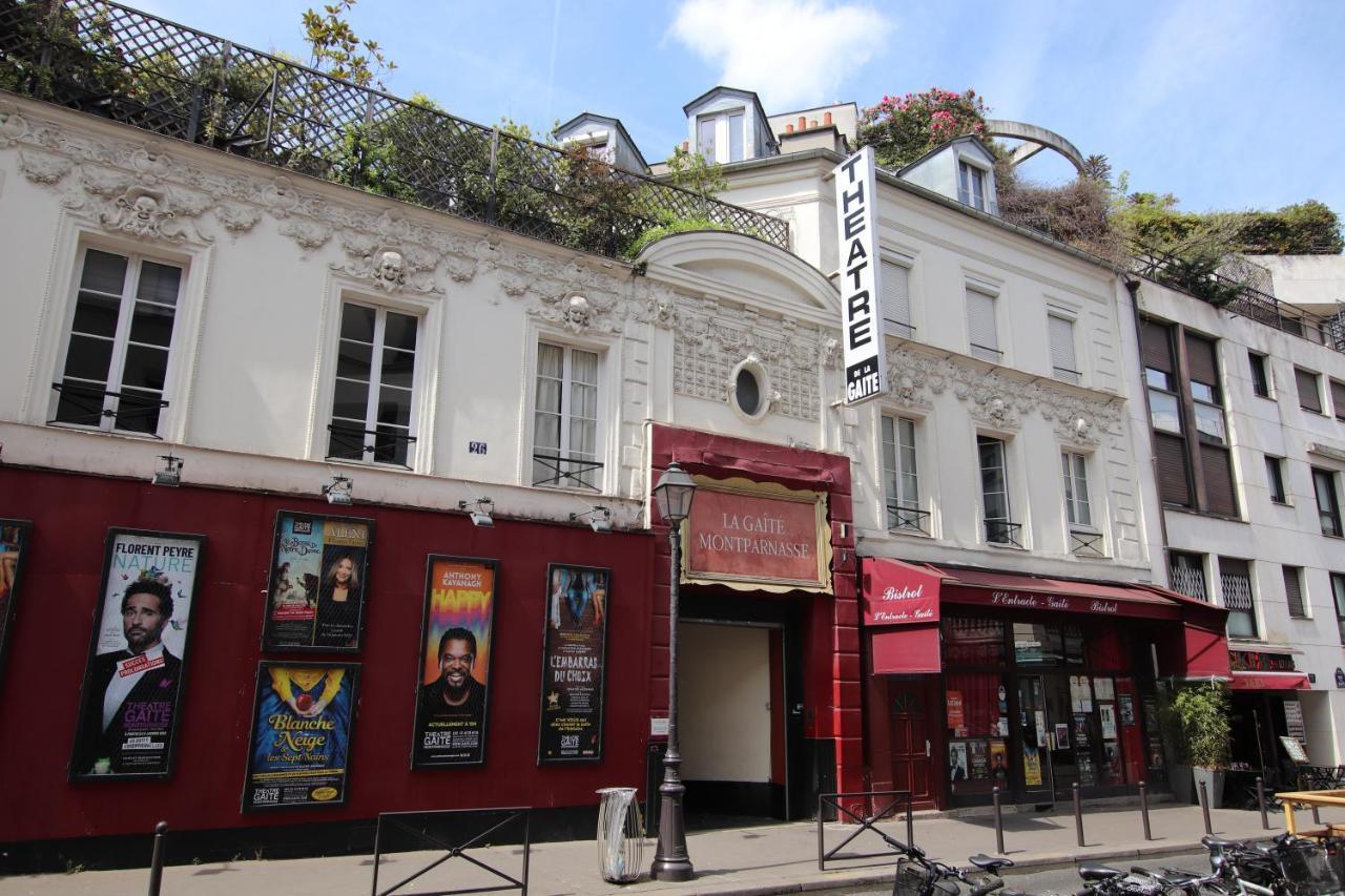 Montparnasse - La Gaite 1Bdr - B'Your Home Paris Bagian luar foto